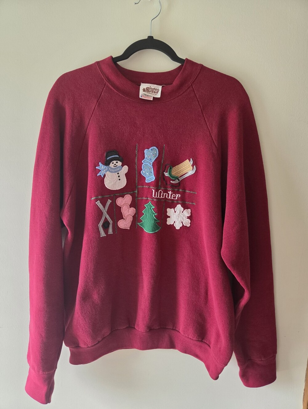 90s Vintage Winter Sweatshirt
